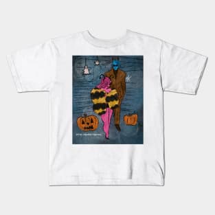 Honey bee and bear Kids T-Shirt